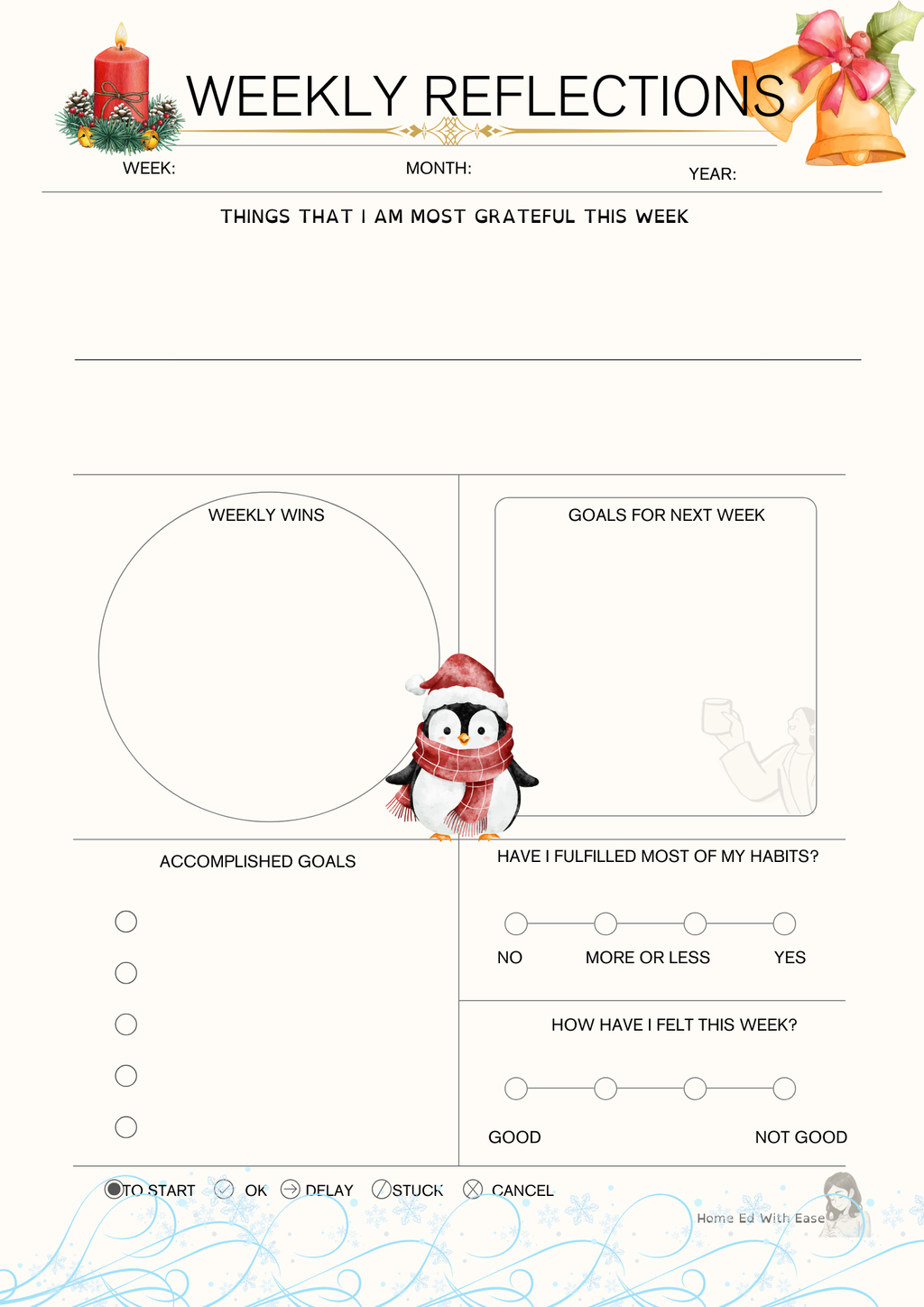 Plan & Thrive — 1-Month Home Ed Lesson Planner (Winter Edition)