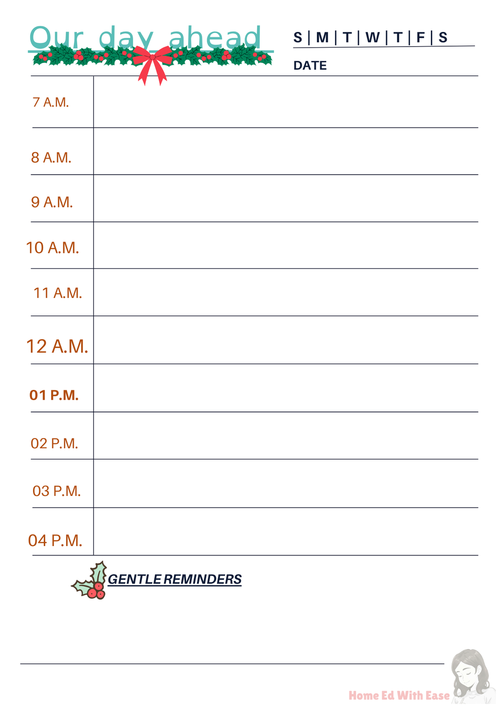 Winter Edition Weekly Planner  The Planning Mum