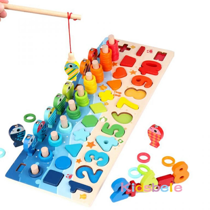 Montessori Wooden Counting Rods – Hands-On Maths Tool for Home Ed Learners