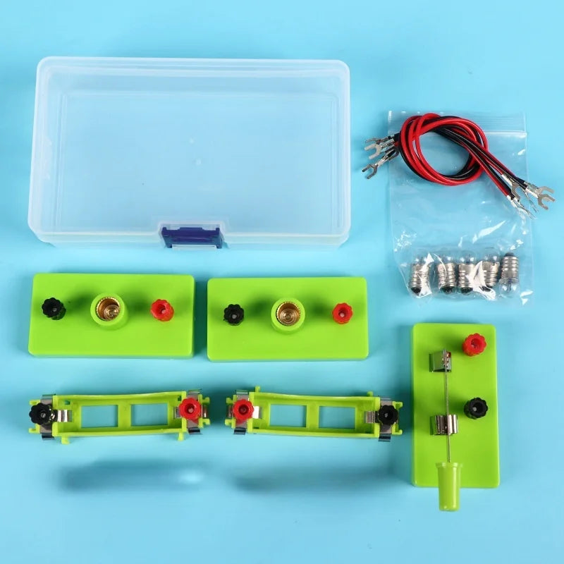 Basic Circuit Electricity Learning Kit DIY Physics Children Educational Manual Toys STEM Experiment Hands-On Ability Tools Gifts