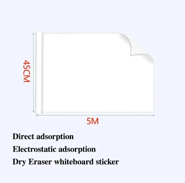 Frameless Calm Whiteboard – Reusable Planning Surface for Gentle Daily Learning