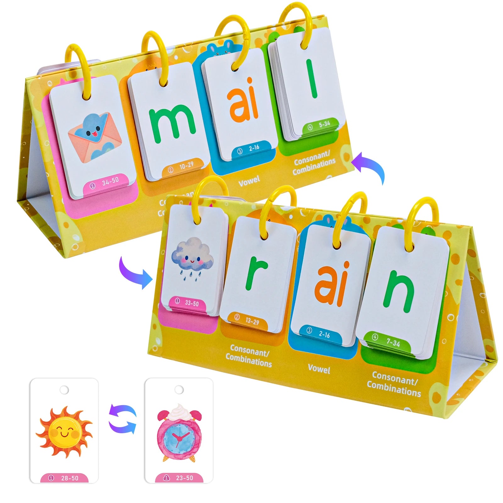 Phonics CVC Flip Chart – Calm Word Building for Early Readers