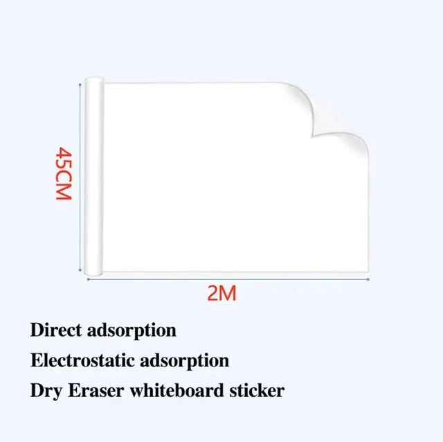 Frameless Calm Whiteboard – Reusable Planning Surface for Gentle Daily Learning