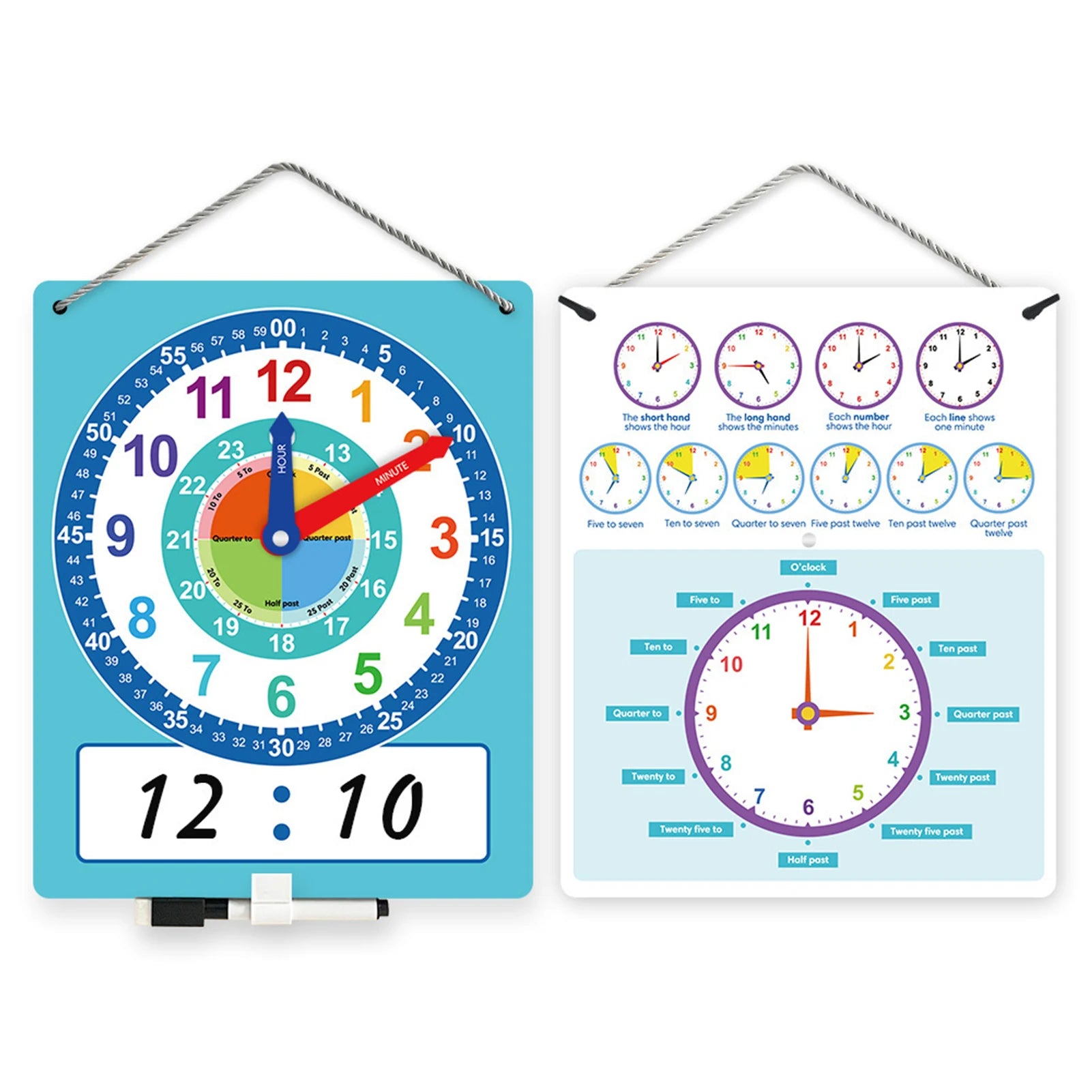 Gentle Time Learning Clock – Calm Visual Aid