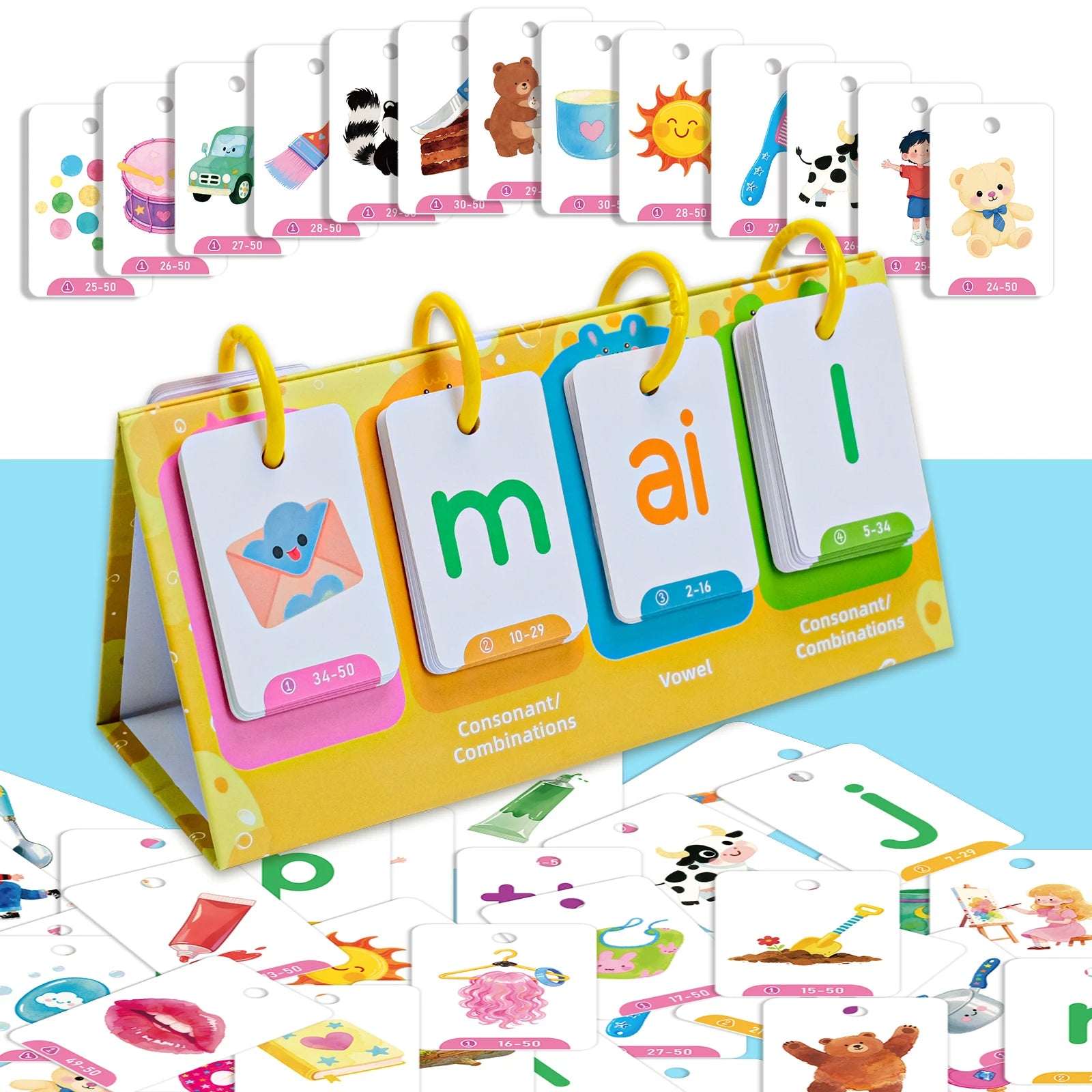 Phonics CVC Flip Chart – Calm Word Building for Early Readers