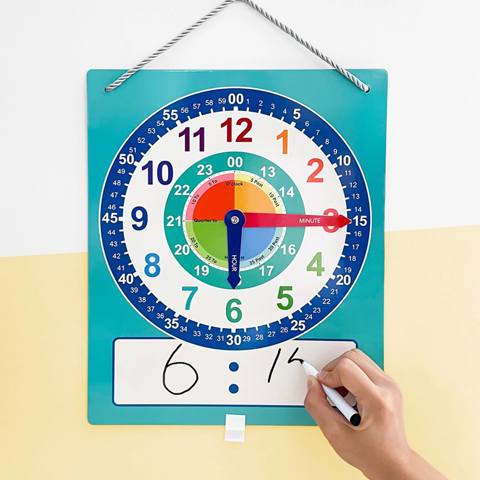 Gentle Time Learning Clock – Calm Visual Aid