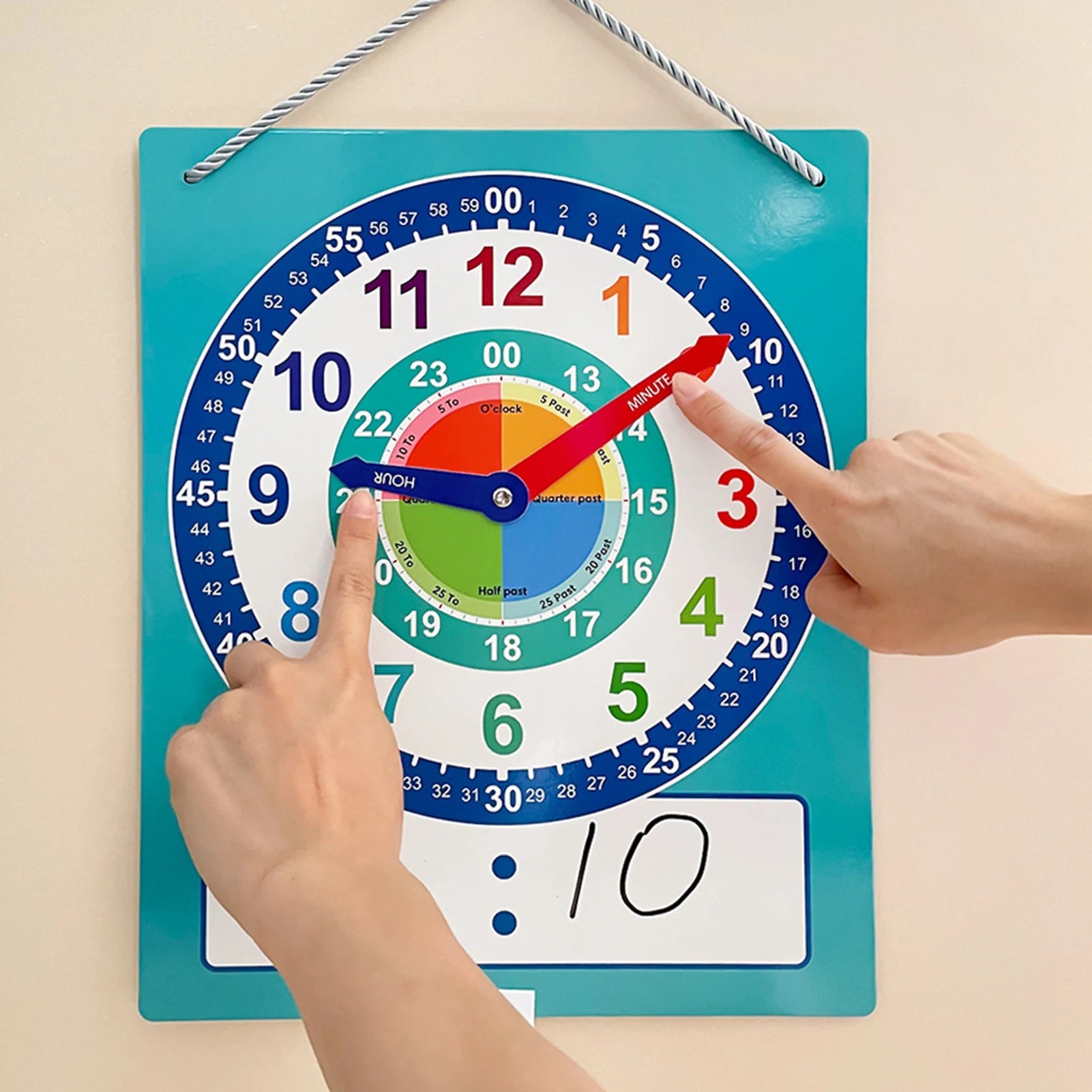 Gentle Time Learning Clock – Calm Visual Aid